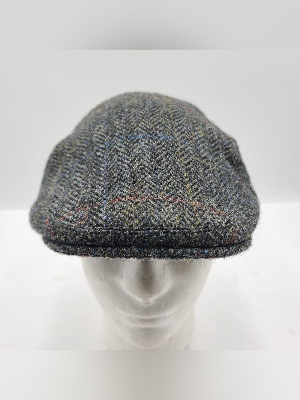 B55 Failsworth Millinery Stornoway 100% Harris Tweed Irish Flat Cap Men 7 1/8